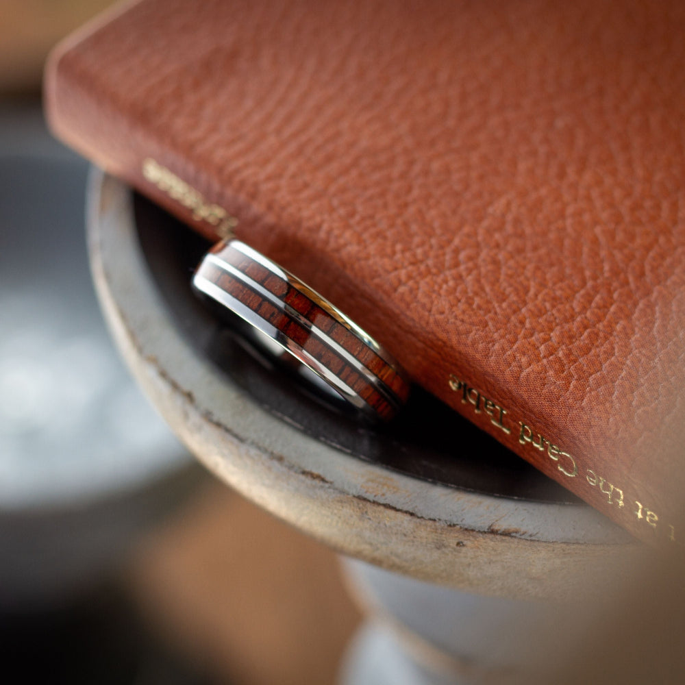 Men's Wooden Barrel Ring
